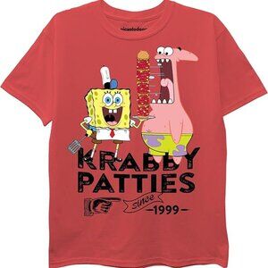 NEW! Spongebob Squarepants Patrick Boys T-Shirt-Sizes 4-20 😊🚀